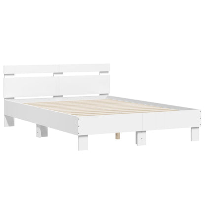 Bed Frame | White | Engineered wood, Plywood | Double | Bed Frame