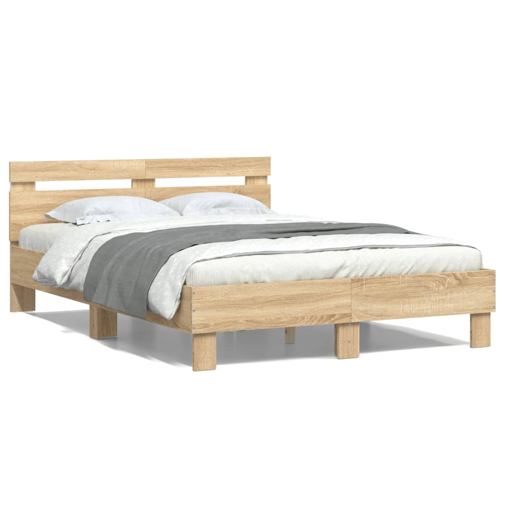 Bed Frame | Sonoma oak | Engineered wood | Small Double | Bed Frame