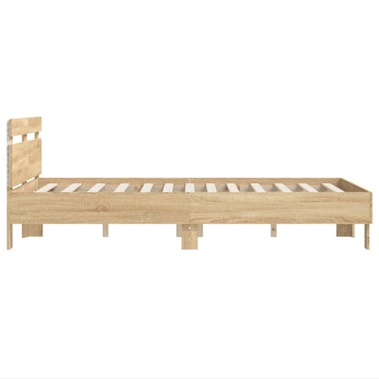 Bed Frame | Sonoma oak | Engineered wood | Small Double | Bed Frame