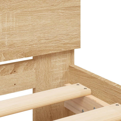 Bed Frame | Sonoma Oak | Engineered wood and plywood | Double | Bed Frame