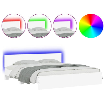 Bed Frame | White | Engineered wood, Plywood | Super King | Bed Frame