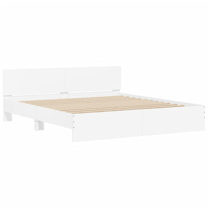 Bed Frame | White | Engineered wood, Plywood | Super King | Bed Frame