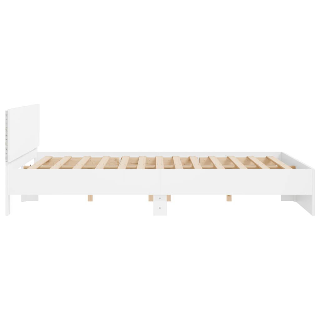 Bed Frame | White | Engineered wood, Plywood | Super King | Bed Frame