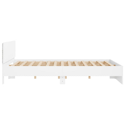 Bed Frame | White | Engineered wood, Plywood | Super King | Bed Frame