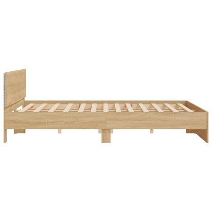 Bed Frame | Sonoma oak | Engineered wood | Super King | Bed Frame