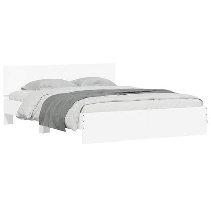 Bed Frame | White | Engineered Wood, Plywood | King Size | Modern