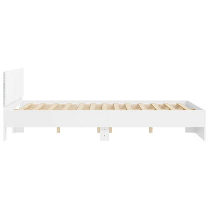 Bed Frame | White | Engineered Wood, Plywood | King Size | Modern
