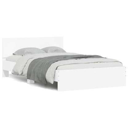 Bed Frame | White | Engineered wood, Plywood | 140 x 200 cm | Bed Frame