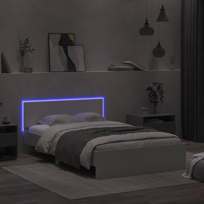 Bed Frame | White | Engineered wood, Plywood | Double | Bed Frame