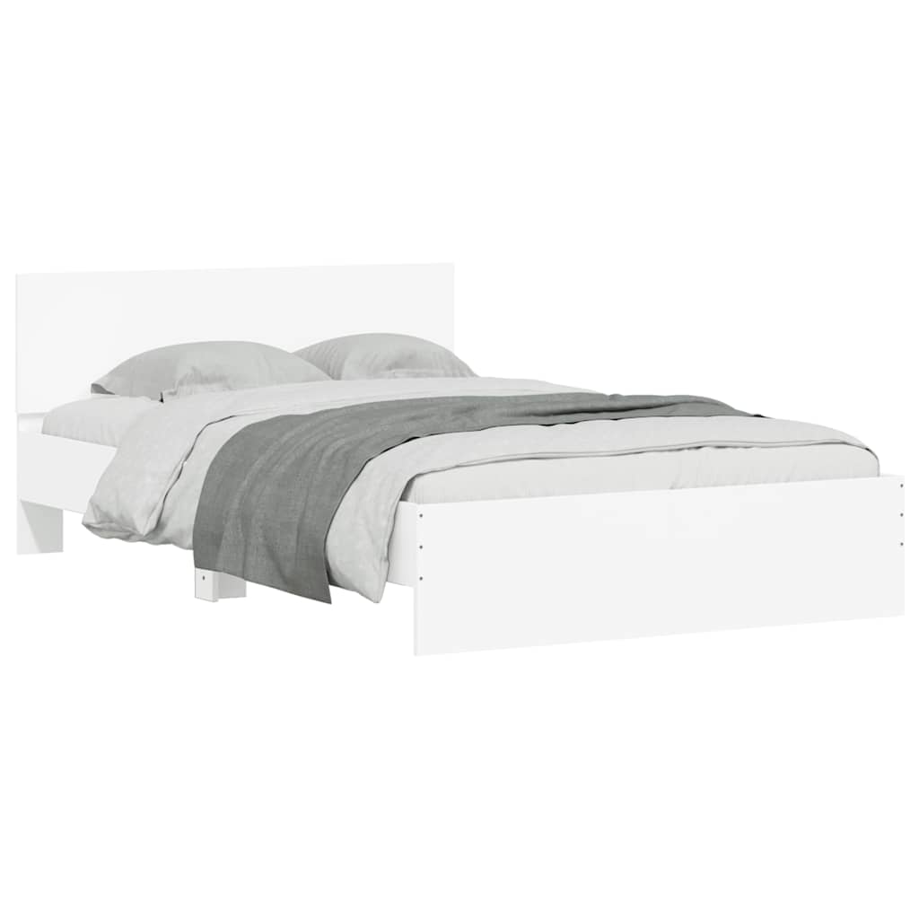 Bed Frame | White | Engineered wood, Plywood | Double | Bed Frame