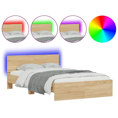 Bed Frame | Sonoma Oak | Engineered Wood, Plywood