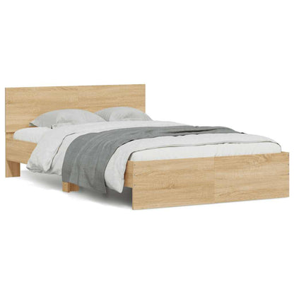 Bed Frame | Sonoma Oak | Engineered Wood, Plywood