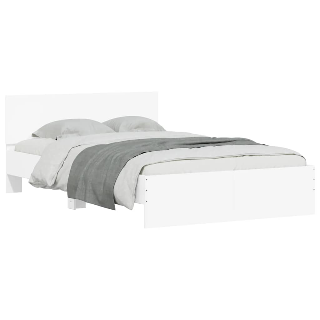 Bed Frame | White | Engineered wood, Plywood | Double | Bed Frame