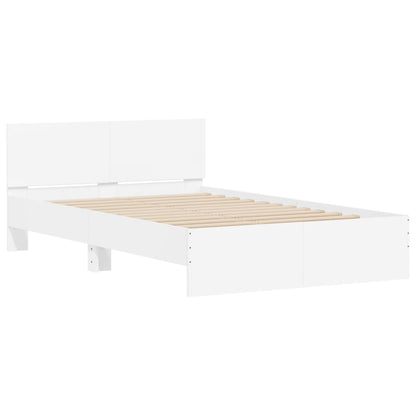 Bed Frame | White | Engineered wood, plywood for slats