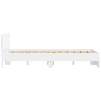 Bed Frame | White | Engineered wood, plywood for slats
