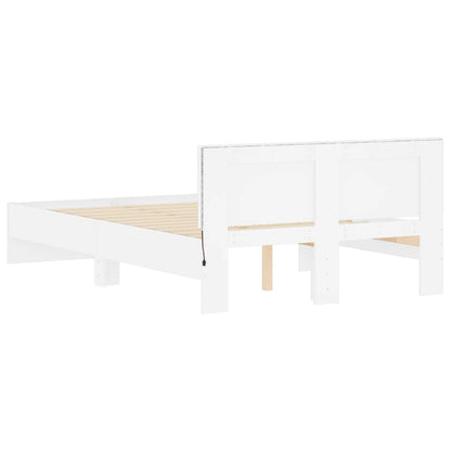 Bed Frame | White | Engineered wood, plywood for slats