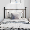 Metal Headboard Black 100 cm