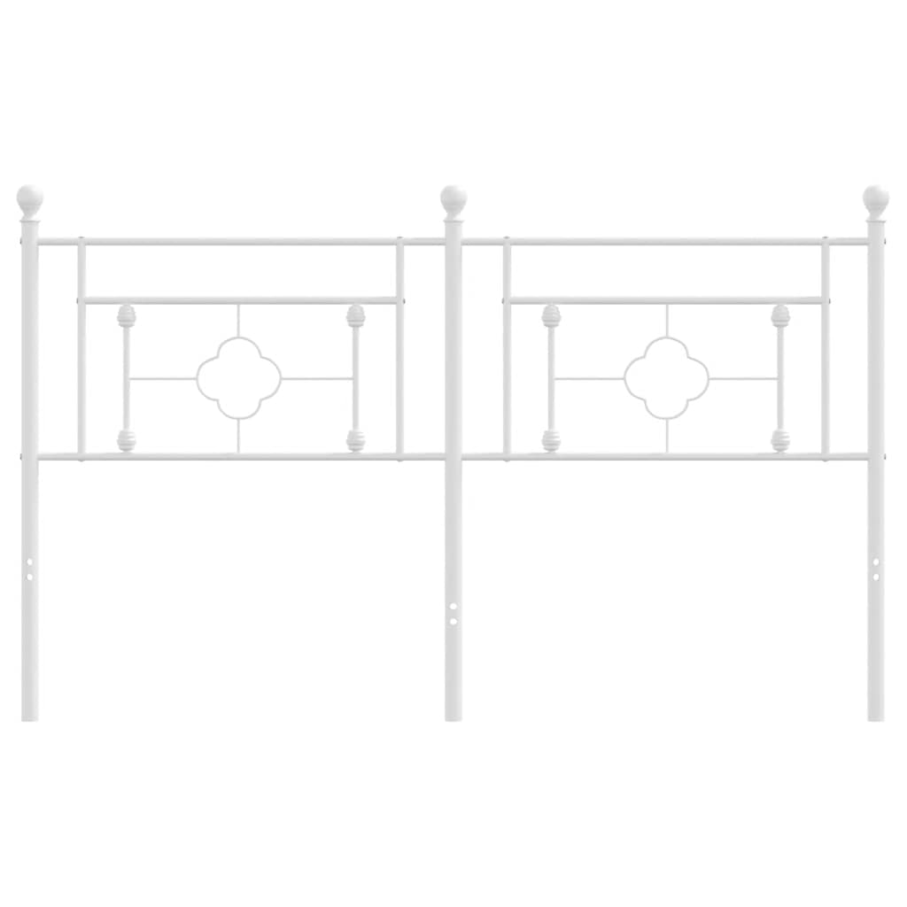 Metal Replace Headboard White 160 cm