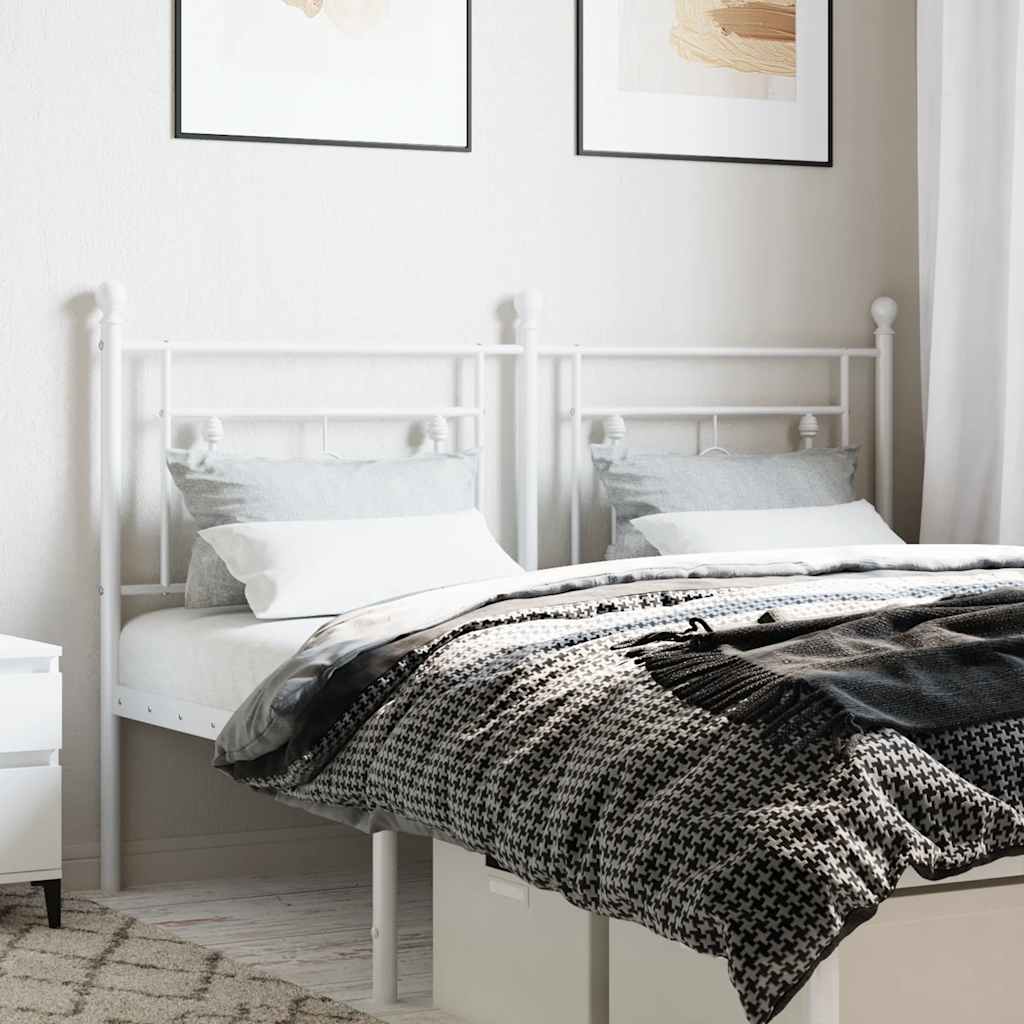 Metal Replace Headboard White 160 cm