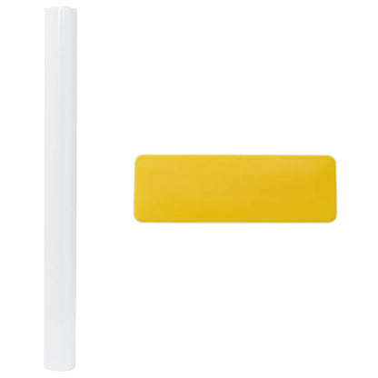 Window Films 3 pcs Static Frosted White PVC