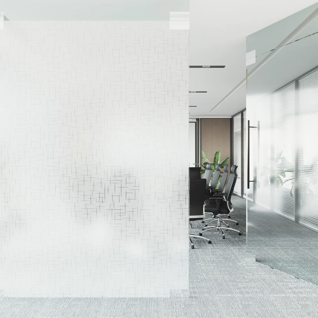 Window Films 4 pcs Frosted Star Pattern PVC