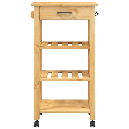 Kitchen Trolley "MONZA" 48x40x88,5 cm Solid Wood Pine