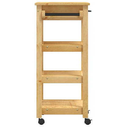 Kitchen Trolley "MONZA" 48x40x88,5 cm Solid Wood Pine