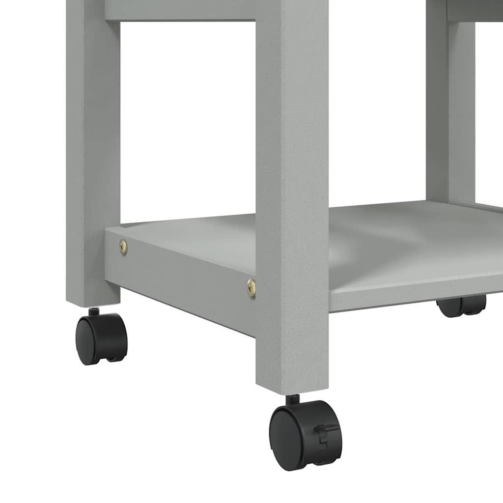 Kitchen Trolley MONZA 18.9"x15.7"x34.8" Solid Wood Pine