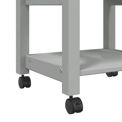 Kitchen Trolley MONZA 18.9"x15.7"x34.8" Solid Wood Pine