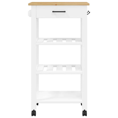 Kitchen Trolley "MONZA" 48x40x88,5 cm Solid Wood Pine