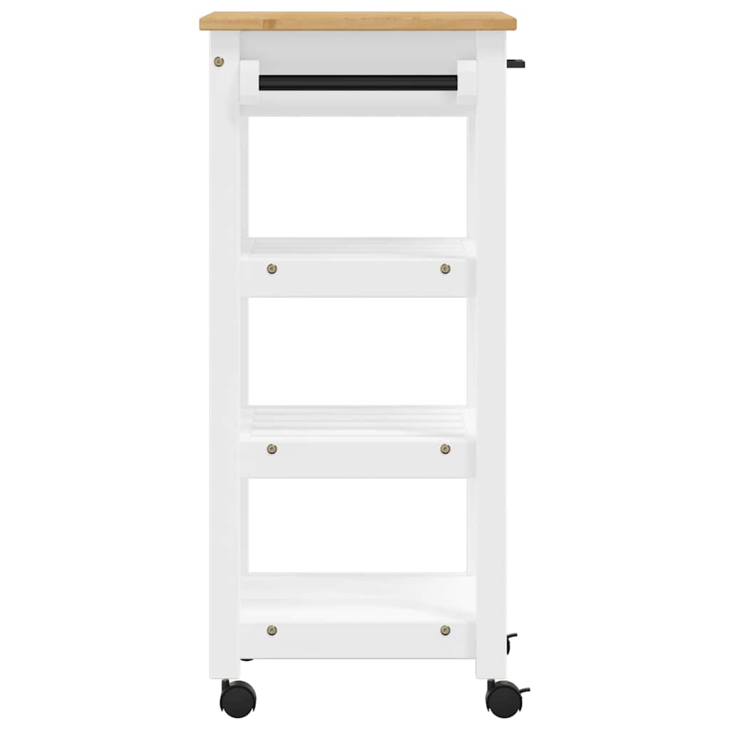 Kitchen Trolley "MONZA" 48x40x88,5 cm Solid Wood Pine