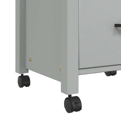 Kitchen Trolley MONZA 18.9"x15.7"x34.8" Solid Wood Pine