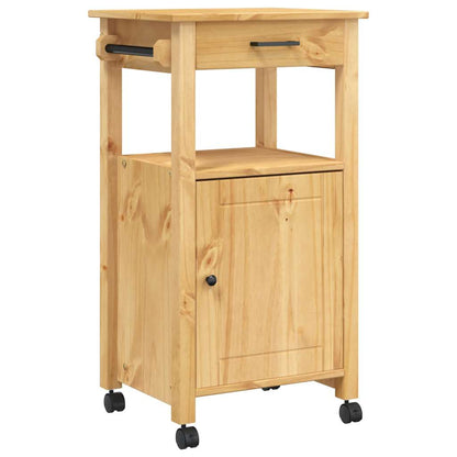 Kitchen Trolley MONZA 48x40x88.5 cm Solid Wood Pine