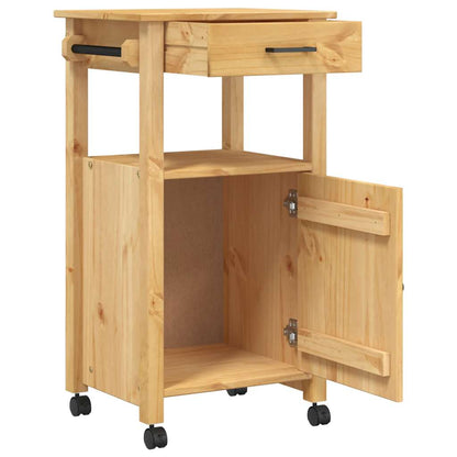 Kitchen Trolley MONZA 48x40x88.5 cm Solid Wood Pine