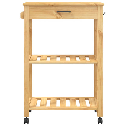 Kitchen Trolley "MONZA" 60x40x88,5 cm Solid Wood Pine