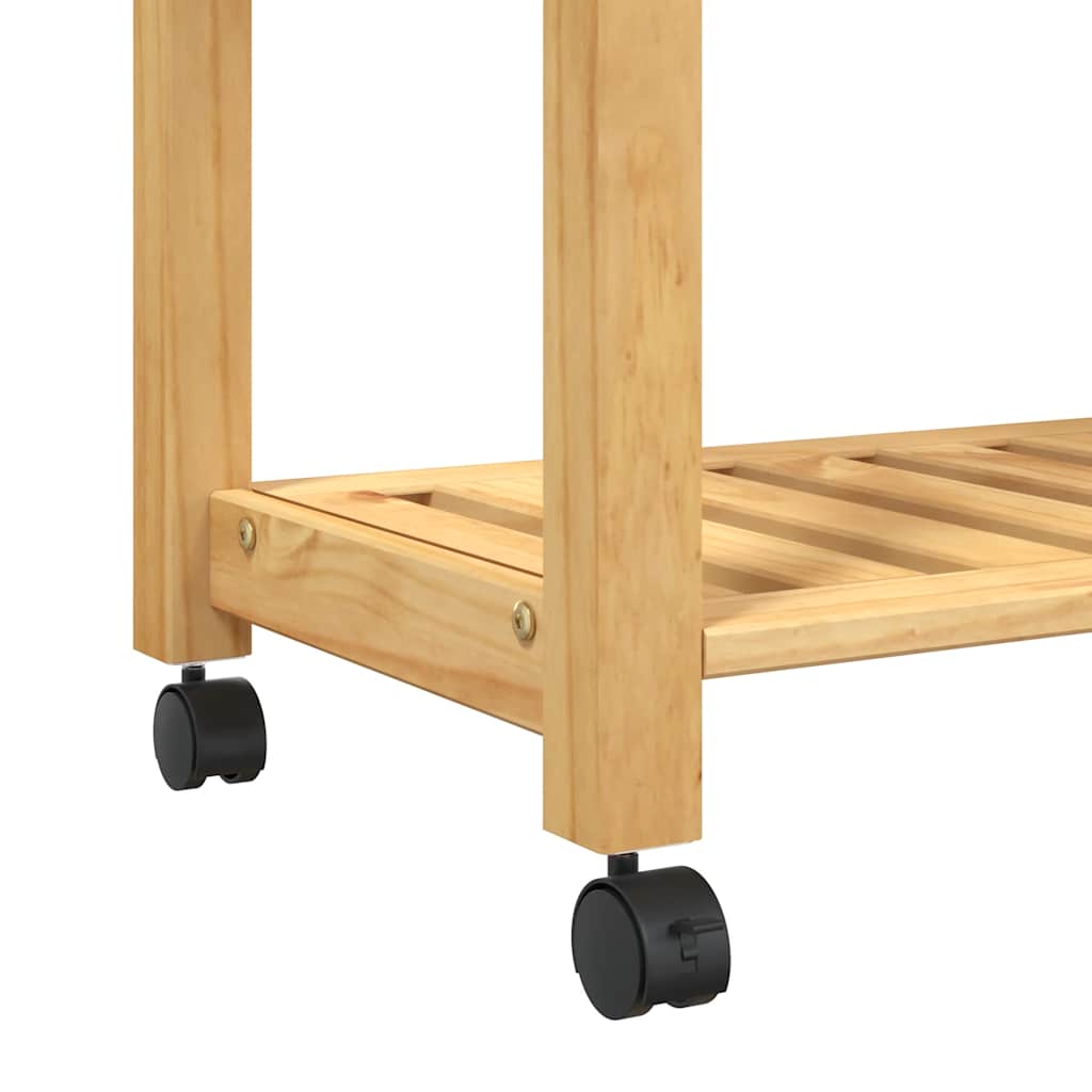 Kitchen Trolley "MONZA" 60x40x88,5 cm Solid Wood Pine
