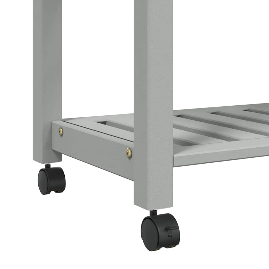 Kitchen Trolley MONZA 23.6"x15.7"x34.8" Solid Wood Pine