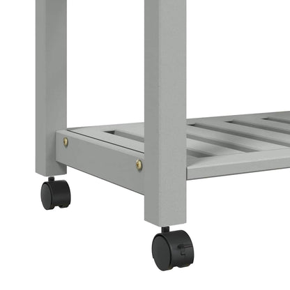 Kitchen Trolley MONZA 23.6"x15.7"x34.8" Solid Wood Pine