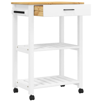 Kitchen Trolley "MONZA" 60x40x88,5 cm Solid Wood Pine