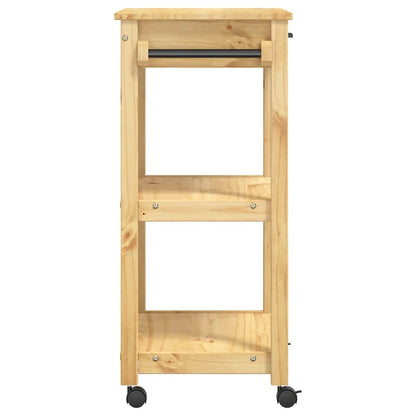 Kitchen Trolley "MONZA" 60x40x88,5 cm Solid Wood Pine