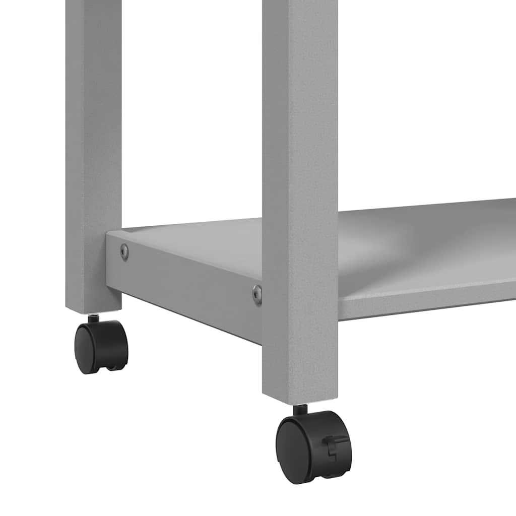 Kitchen Trolley MONZA 23.6"x15.7"x34.8" Solid Wood Pine