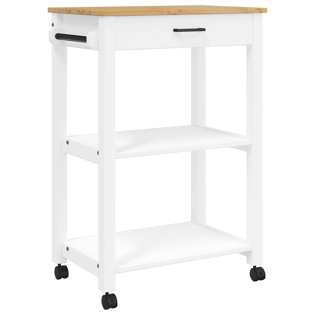 Kitchen Trolley "MONZA" 60x40x88,5 cm Solid Wood Pine