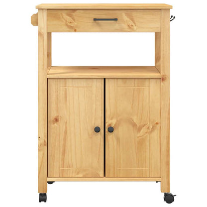Kitchen Trolley "MONZA" 60x40x88,5 cm Solid Wood Pine
