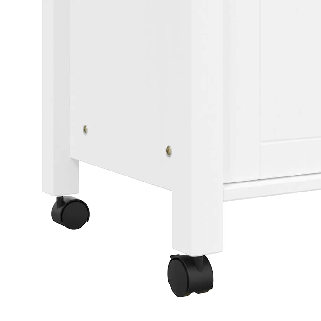 Kitchen Trolley MONZA 23.6"x15.7"x34.8" Solid Wood Pine