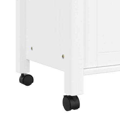 Kitchen Trolley MONZA 23.6"x15.7"x34.8" Solid Wood Pine