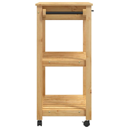 Kitchen Trolley "MONZA" 84x40x88,5 cm Solid Wood Pine