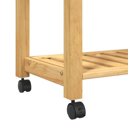 Kitchen Trolley "MONZA" 84x40x88,5 cm Solid Wood Pine