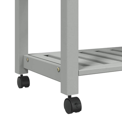 Kitchen Trolley MONZA 33.1"x15.7"x34.8" Solid Wood Pine