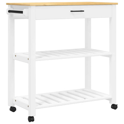 Kitchen Trolley "MONZA" 84x40x88,5 cm Solid Wood Pine