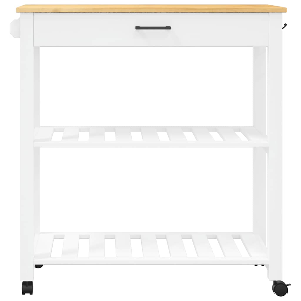 Kitchen Trolley "MONZA" 84x40x88,5 cm Solid Wood Pine